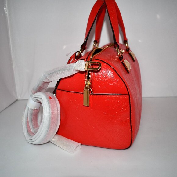 Michael Kors Grayson Medium Duffle Satchel Bag Burnt Sienna #30R5GGYS6L NWT - Picture 4 of 7